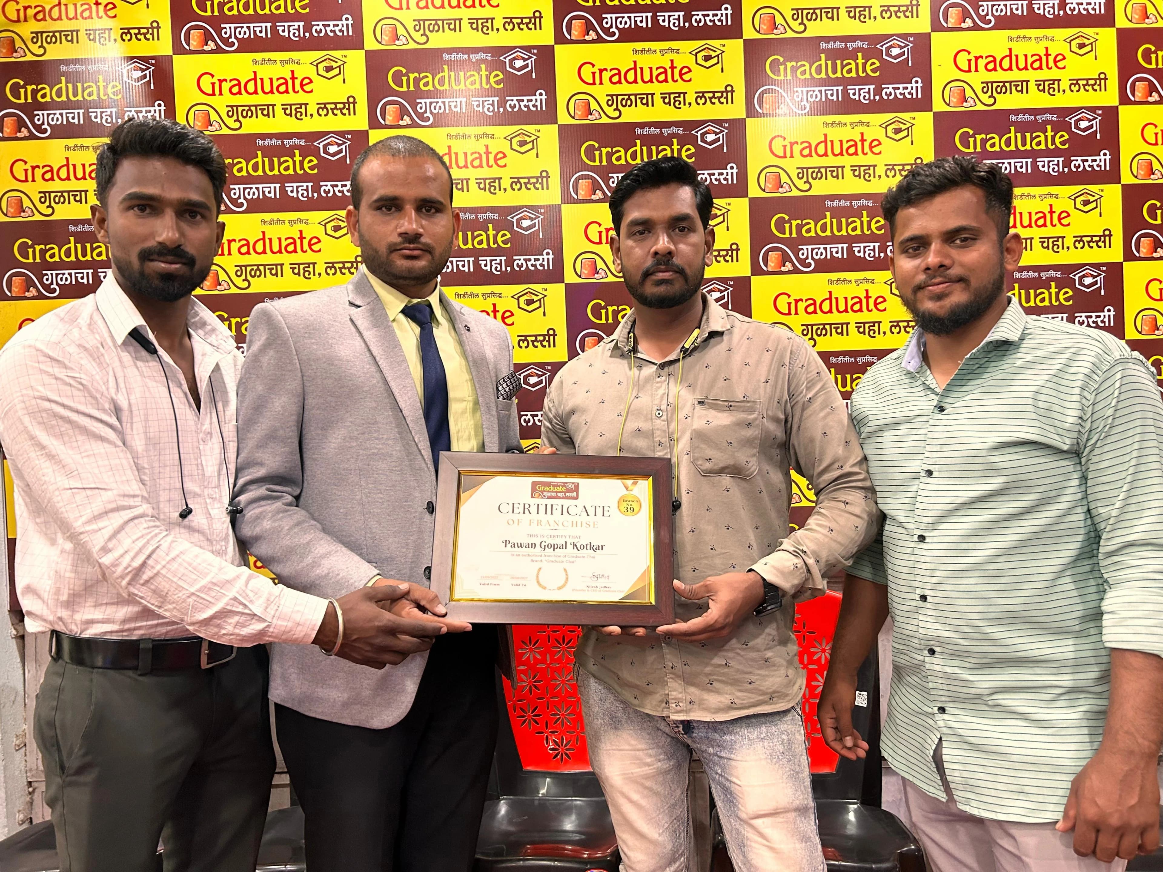 Graduate Chai Opens 50th Franchise Location in Bangalore