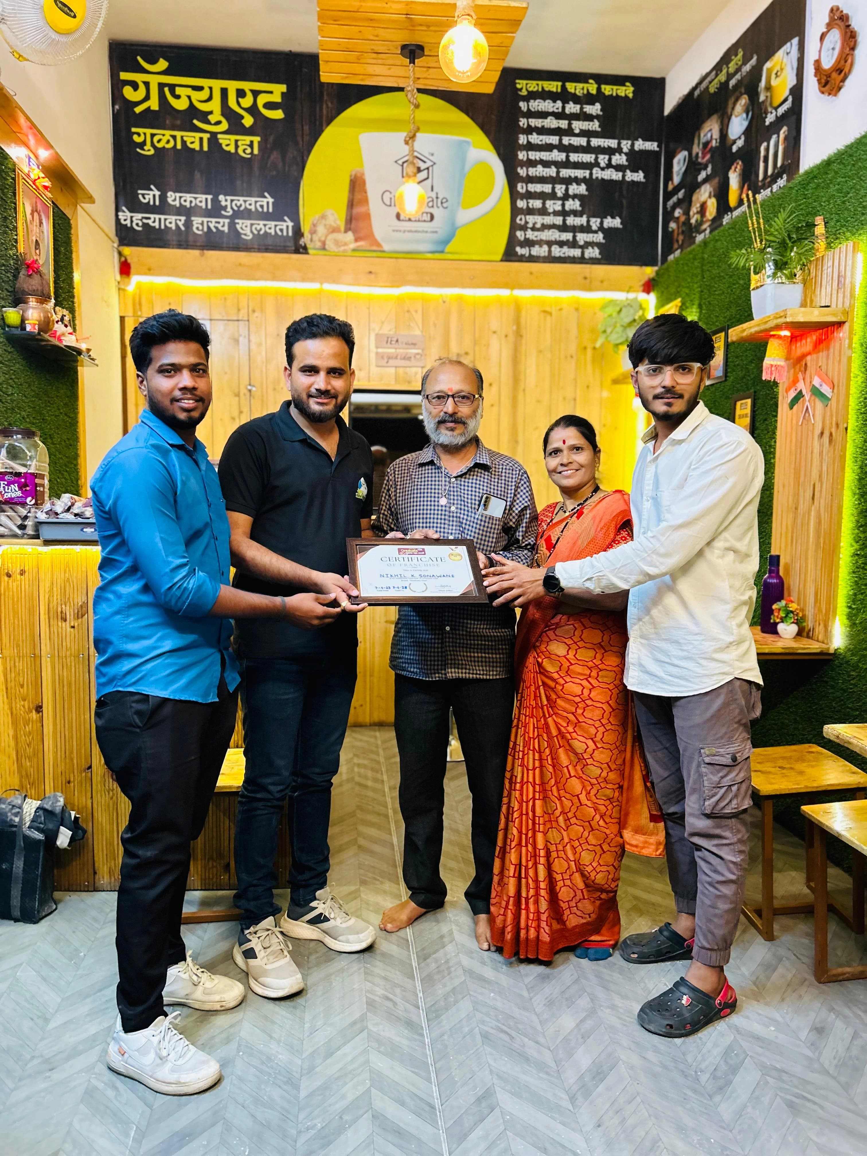 Graduate Chai Wins 'Best Tea Franchise of the Year' Award